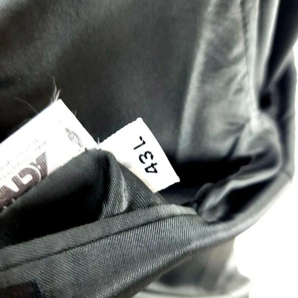 Hart Schaffner Marx 44L 2 Button Glen Check Wool‎